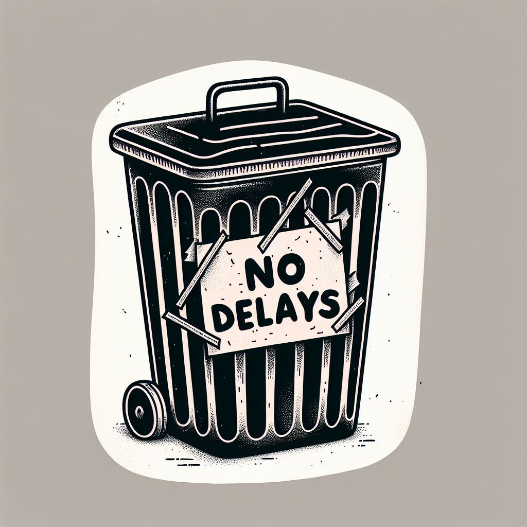 no delay trash