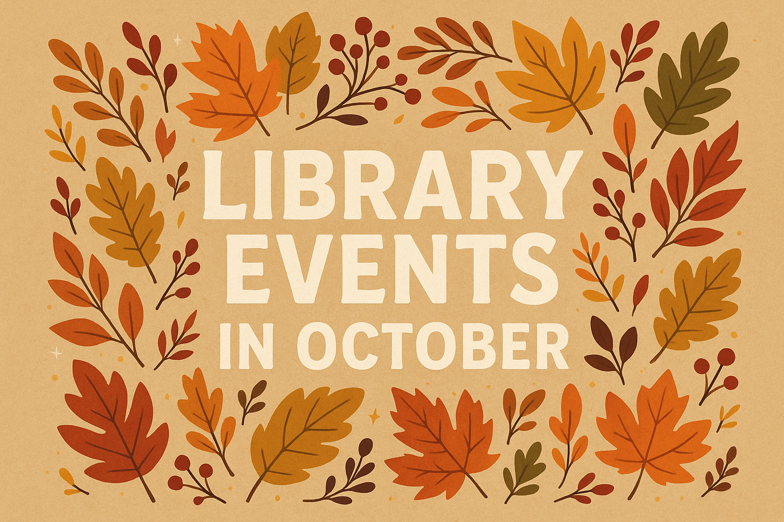 Eventos de Biblioteca en Octubre