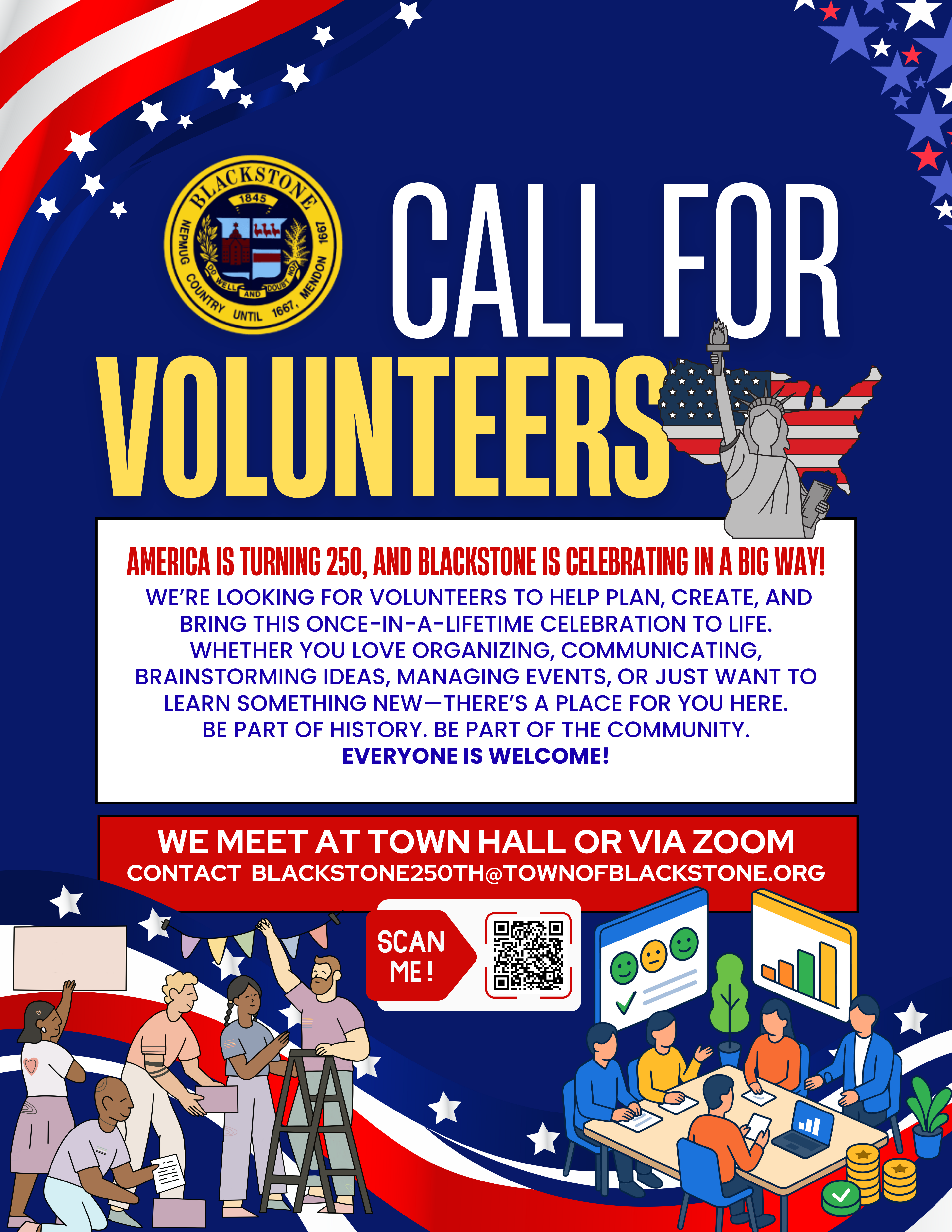 250 call for volunteers - generic