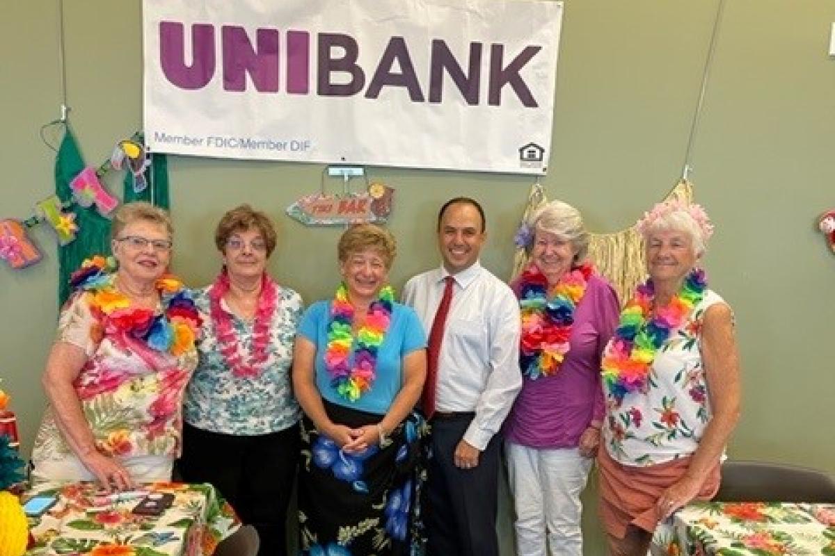 A sincere thank you to UniBank and Matt Catalano for sponsoring the Luau on 8-23