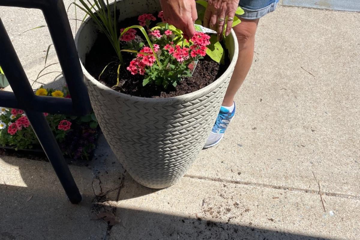 First day of Blackstone Millville Garden Club - May 17-2022